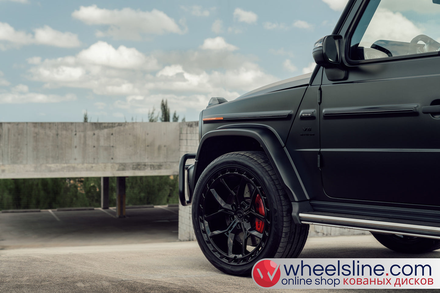 Black Mercedes G 1-Piece VS UV-X1 Gloss Black  240802