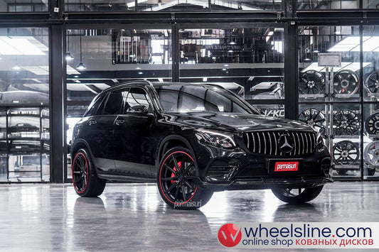 Black Mercedes GLC 1-Piece VS HF-31 Frosted Black 240805