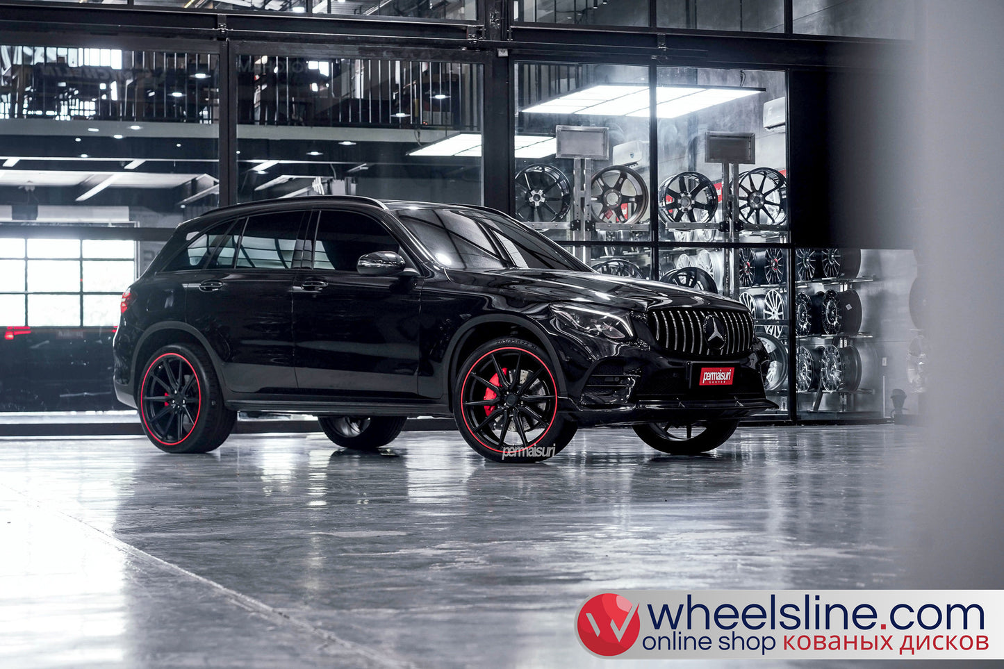 Black Mercedes GLC 1-Piece VS HF-31 Frosted Black 240805