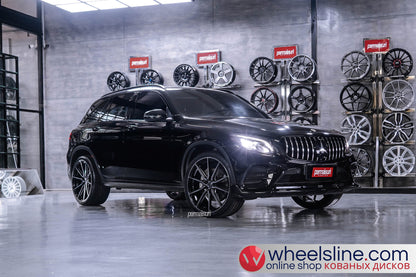 Black Mercedes GLC 1-Piece VS HF-31 Frosted Black 240805