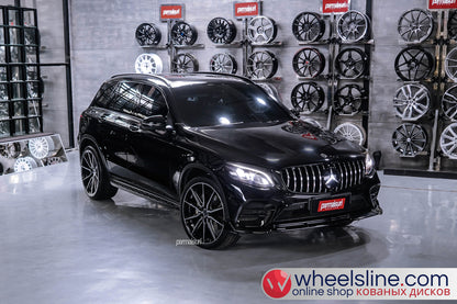 Black Mercedes GLC 1-Piece VS HF-31 Frosted Black 240805