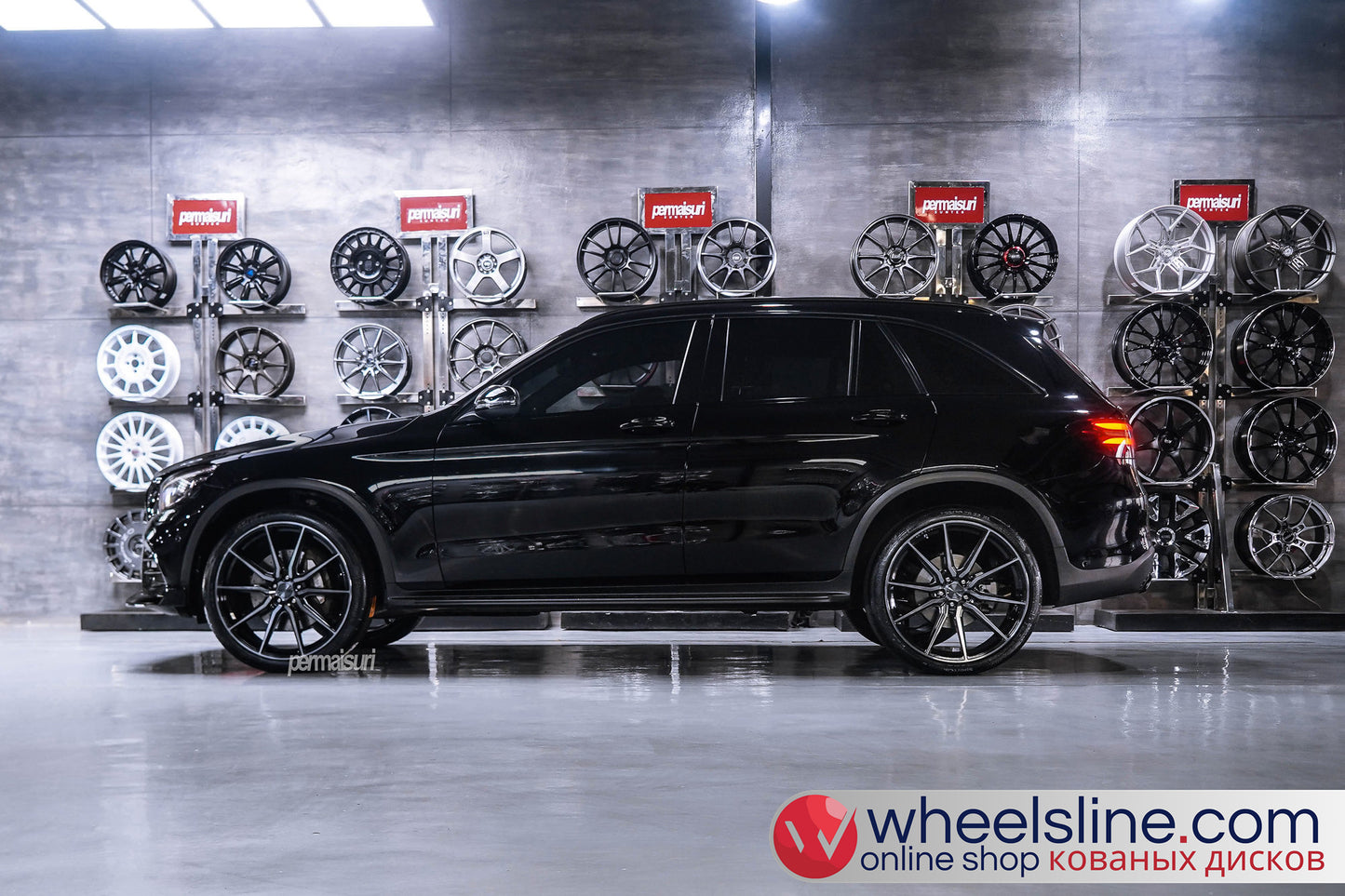 Black Mercedes GLC 1-Piece VS HF-31 Frosted Black 240805