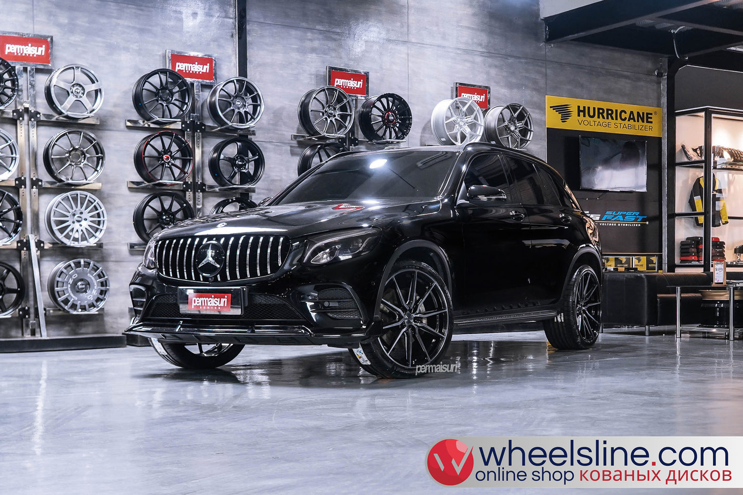 Black Mercedes GLC 1-Piece VS HF-31 Frosted Black 240805