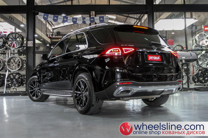 Black Mercedes GLE 1-Piece VS HF-31 Gloss Black With Polished Face 240802