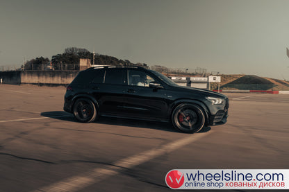 Black Mercedes GLE 1-Piece VS HF-4T1 Matte Black 240802