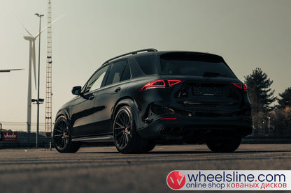 Black Mercedes GLE 1-Piece VS HF-4T1 Matte Black 240802