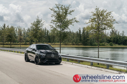 Black Mercedes GLE 1-Piece VS HF-71 Matte  Black  240806