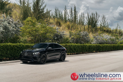 Black Mercedes GLE 1-Piece VS HF-71 Matte  Black  240806