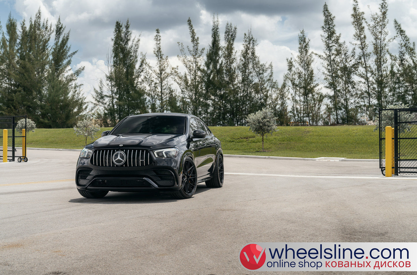 Black Mercedes GLE 1-Piece VS HF-71 Matte  Black  240806