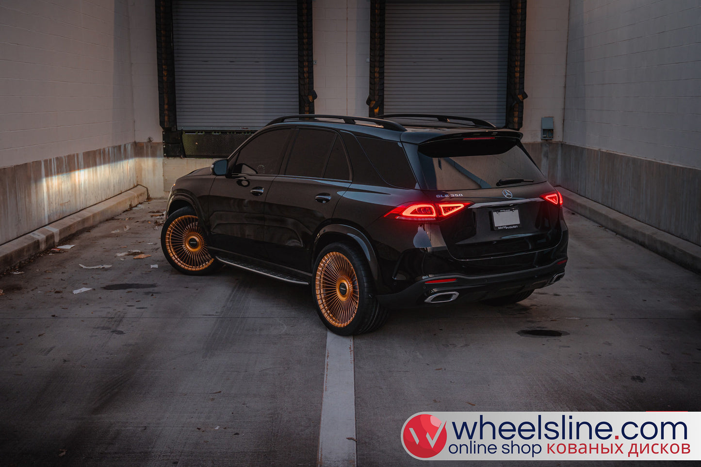 Black Mercedes GLE 1-Piece VS S17-161 Polished Bronze-2 Cap-B 240805