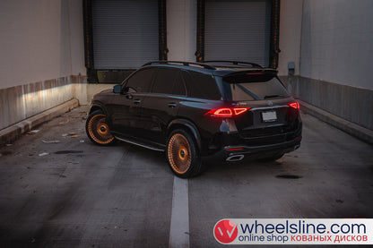 Black Mercedes GLE 1-Piece VS S17-161 Polished Bronze-2 Cap-B 240805