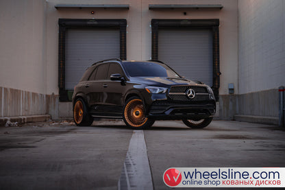 Black Mercedes GLE 1-Piece VS S17-161 Polished Bronze-2 Cap-B 240805