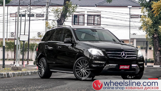 Black Mercedes ML 1-Piece VS VFS-21 Matte Gunmetal 240802