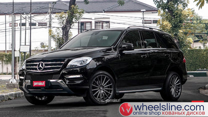 Black Mercedes ML 1-Piece VS VFS-21 Matte Gunmetal 240802