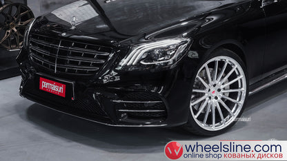 Black Mercedes S 1-Piece VS VPS-3051 Polished Silver 240813