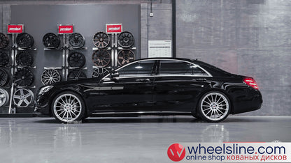 Black Mercedes S 1-Piece VS VPS-3051 Polished Silver 240813