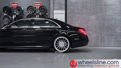 Black Mercedes S 1-Piece VS VPS-3051 Polished Silver 240813