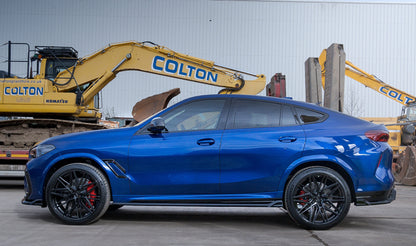 Blue BMW X6 1-Piece VS HF-71 Gloss Black  240807