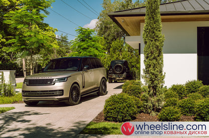 Gold Land Rover Range Rover 1-Piece VS HF-81 Gloss Black Cap-B 240924