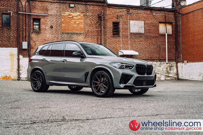 Gray BMW X5 1-Piece VS HF-31 Gloss Gunmetal  240820