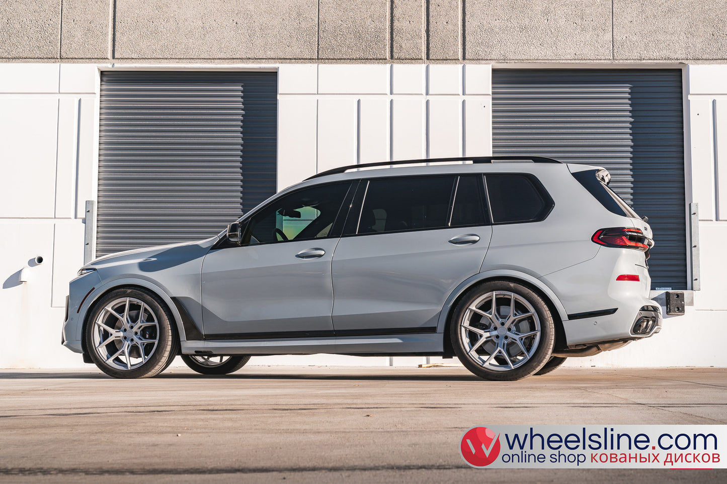 Gray BMW X7 1-Piece VS HF-51 Matte Silver  240820