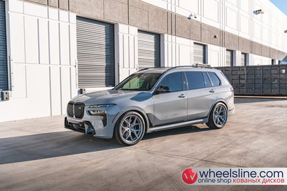 Gray BMW X7 1-Piece VS HF-51 Matte Silver  240820