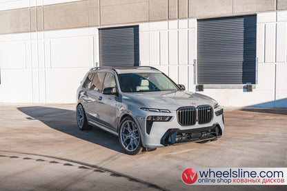 Gray BMW X7 1-Piece VS HF-51 Matte Silver  240820