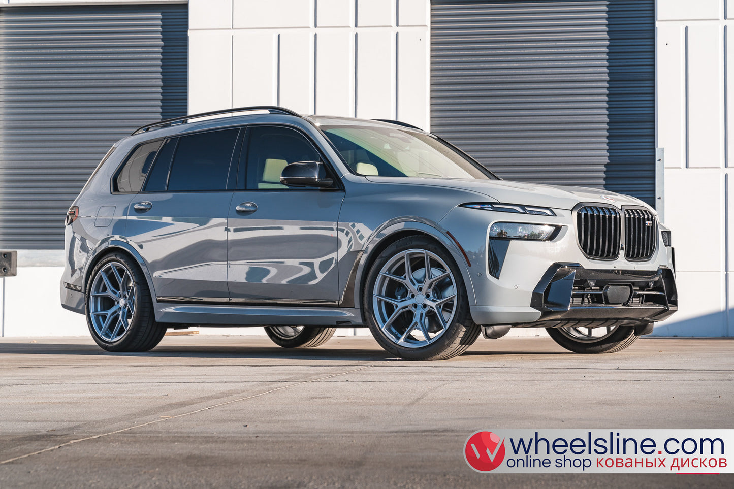 Gray BMW X7 1-Piece VS HF-51 Matte Silver  240820