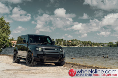 Gray Land Rover Defender 1-Piece VS UV-X1 Frosted Black 240924