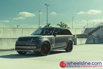 Gray Land Rover Range Rover 1-Piece VS HF-51  Gloss Black 240926