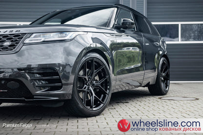 Gray Land Rover Range Rover Sport 1-Piece VS HF-51  Gloss Black 240926