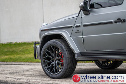 Gray Mercedes G 1-Piece VS HF-21 Gloss Black 240810