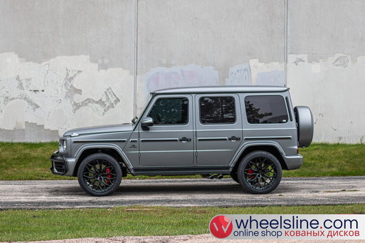 Gray Mercedes G 1-Piece VS HF-21 Gloss Black 240810