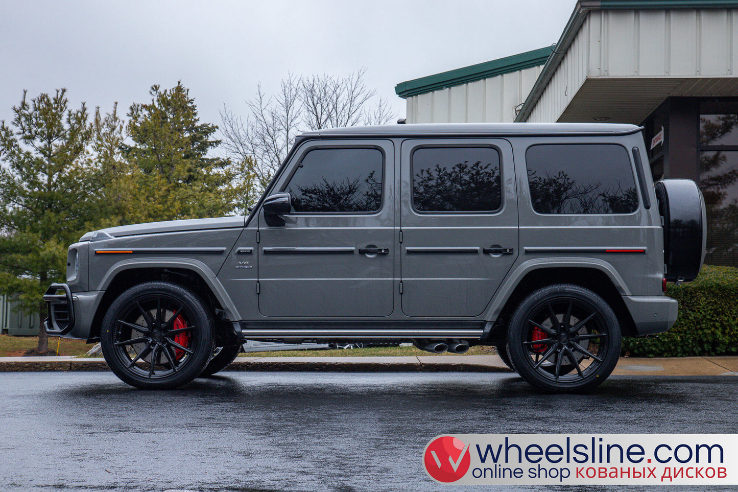 Gray Mercedes G 1-Piece VS HF-31 Gloss Black  240802