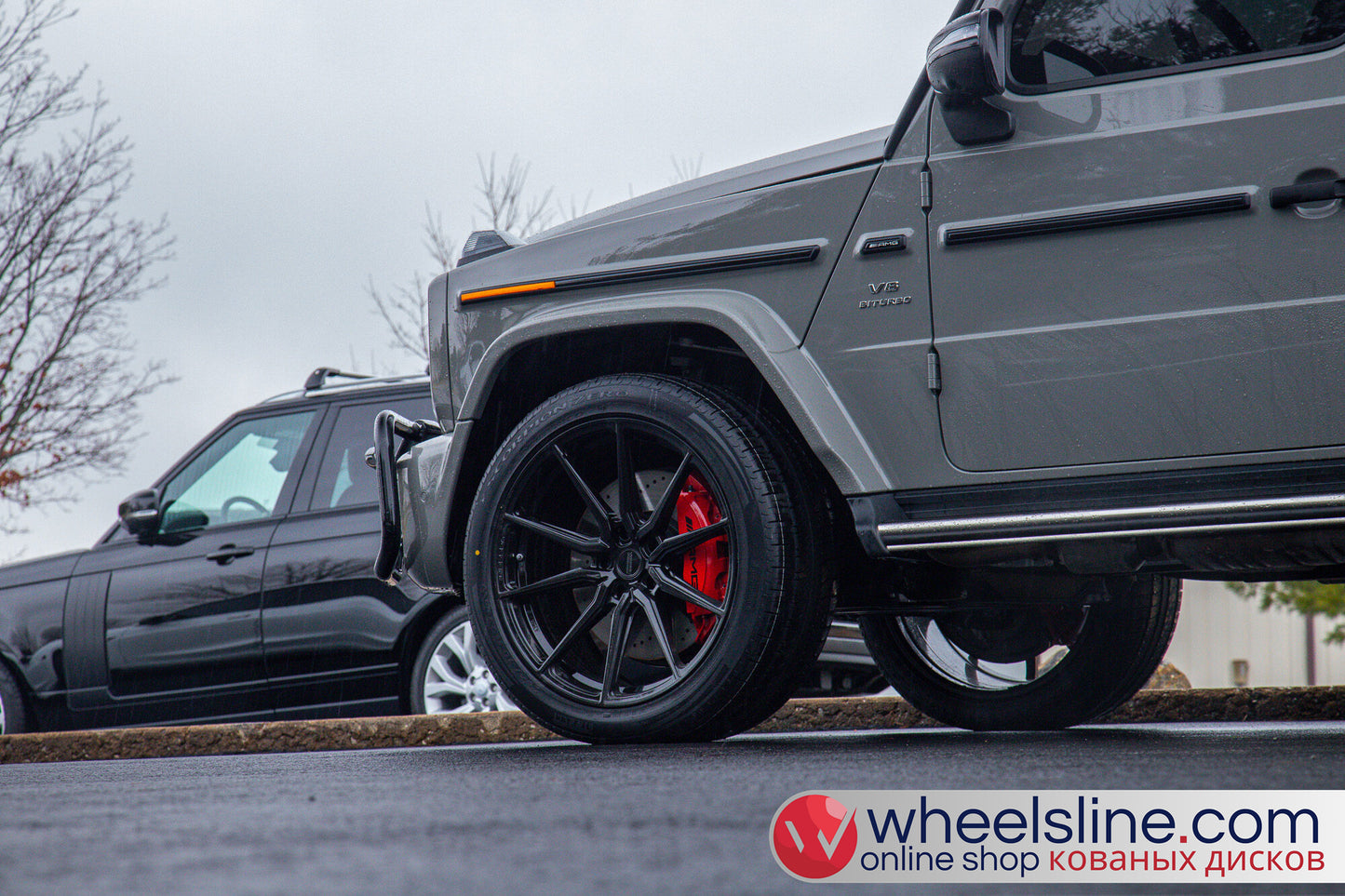 Gray Mercedes G 1-Piece VS HF-31 Gloss Black  240802