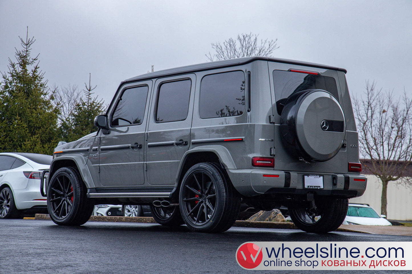 Gray Mercedes G 1-Piece VS HF-31 Gloss Black  240802