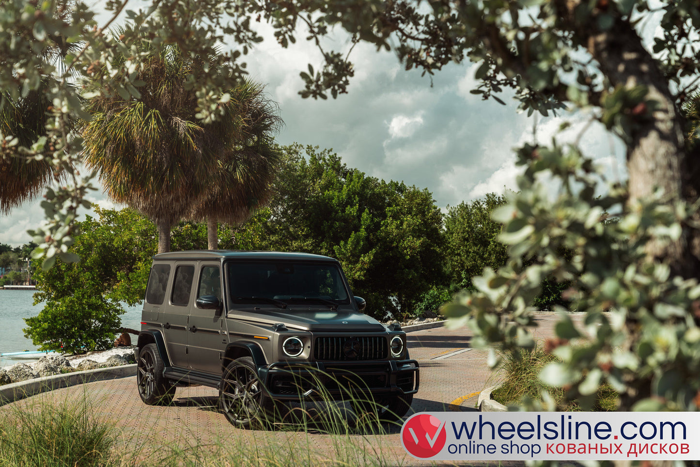 Gray Mercedes G 1-Piece VS HF-51 Matte Gunmetal 240803