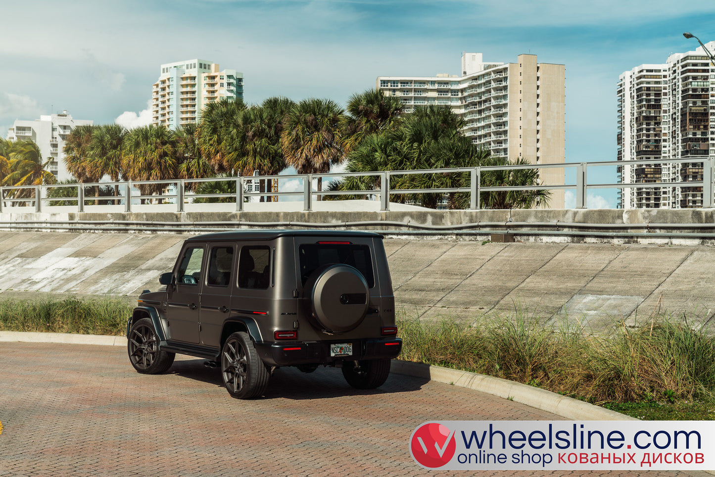 Gray Mercedes G 1-Piece VS HF-51 Matte Gunmetal 240803