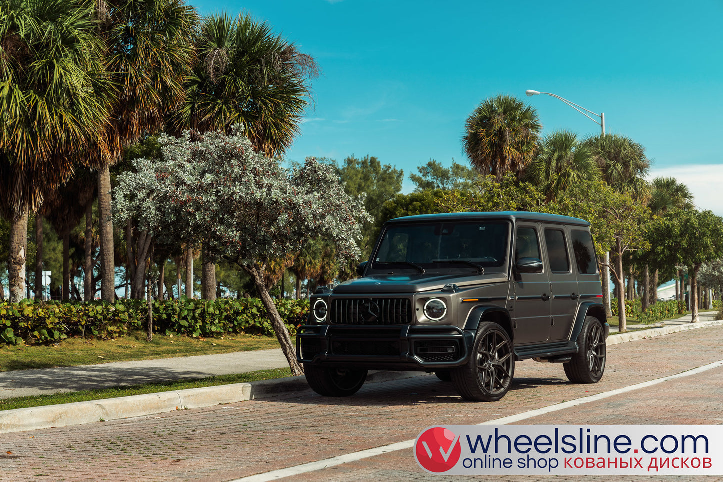 Gray Mercedes G 1-Piece VS HF-51 Matte Gunmetal 240803