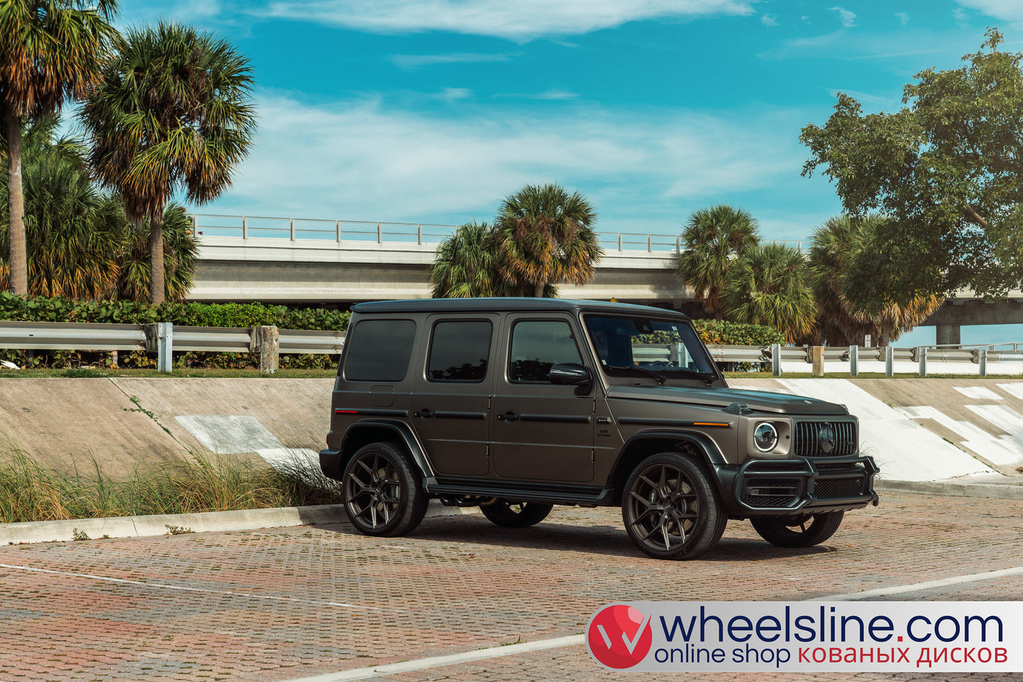 Gray Mercedes G 1-Piece VS HF-51 Matte Gunmetal 240803