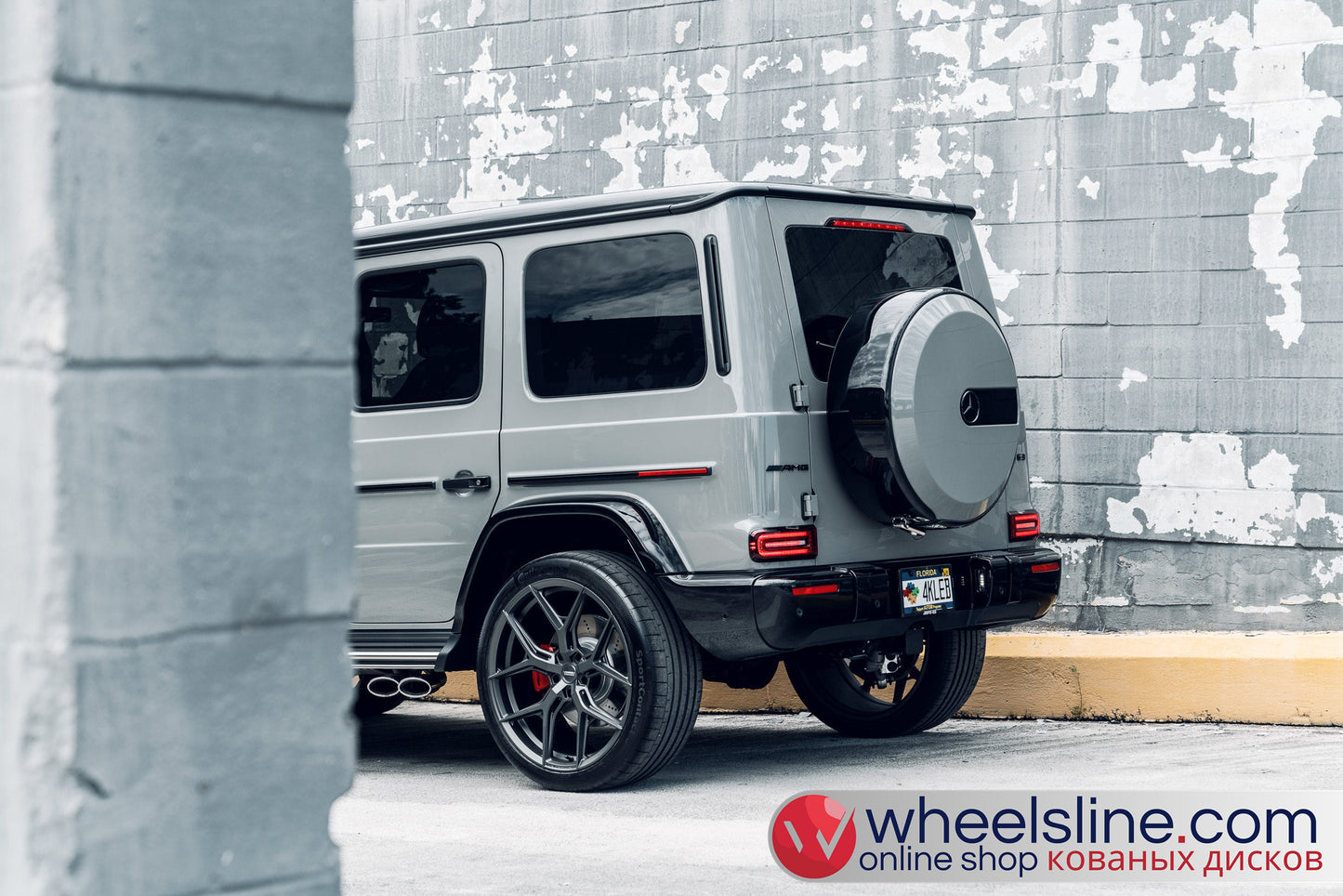 Gray Mercedes G 1-Piece VS HF-51 Matte Gunmetal 240809