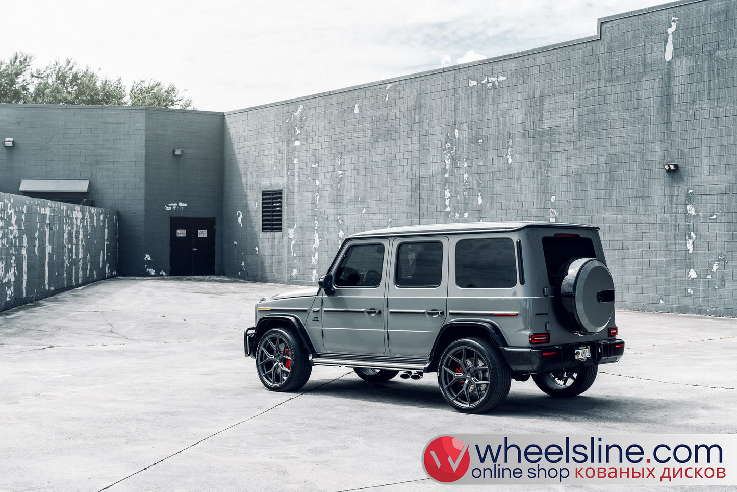 Gray Mercedes G 1-Piece VS HF-51 Matte Gunmetal 240809