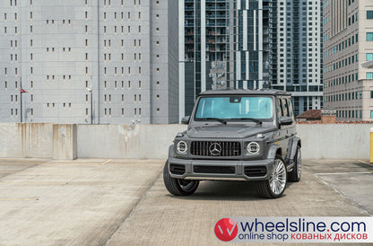 Gray Mercedes G 1-Piece VS S17-041 Brushed Silver 240809