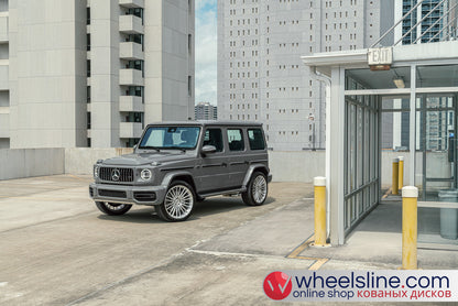 Gray Mercedes G 1-Piece VS S17-041 Brushed Silver 240809