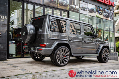 Gray Mercedes G 1-Piece VS UV-31 Brushed Black 240802