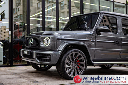 Gray Mercedes G 1-Piece VS UV-31 Brushed Black 240802