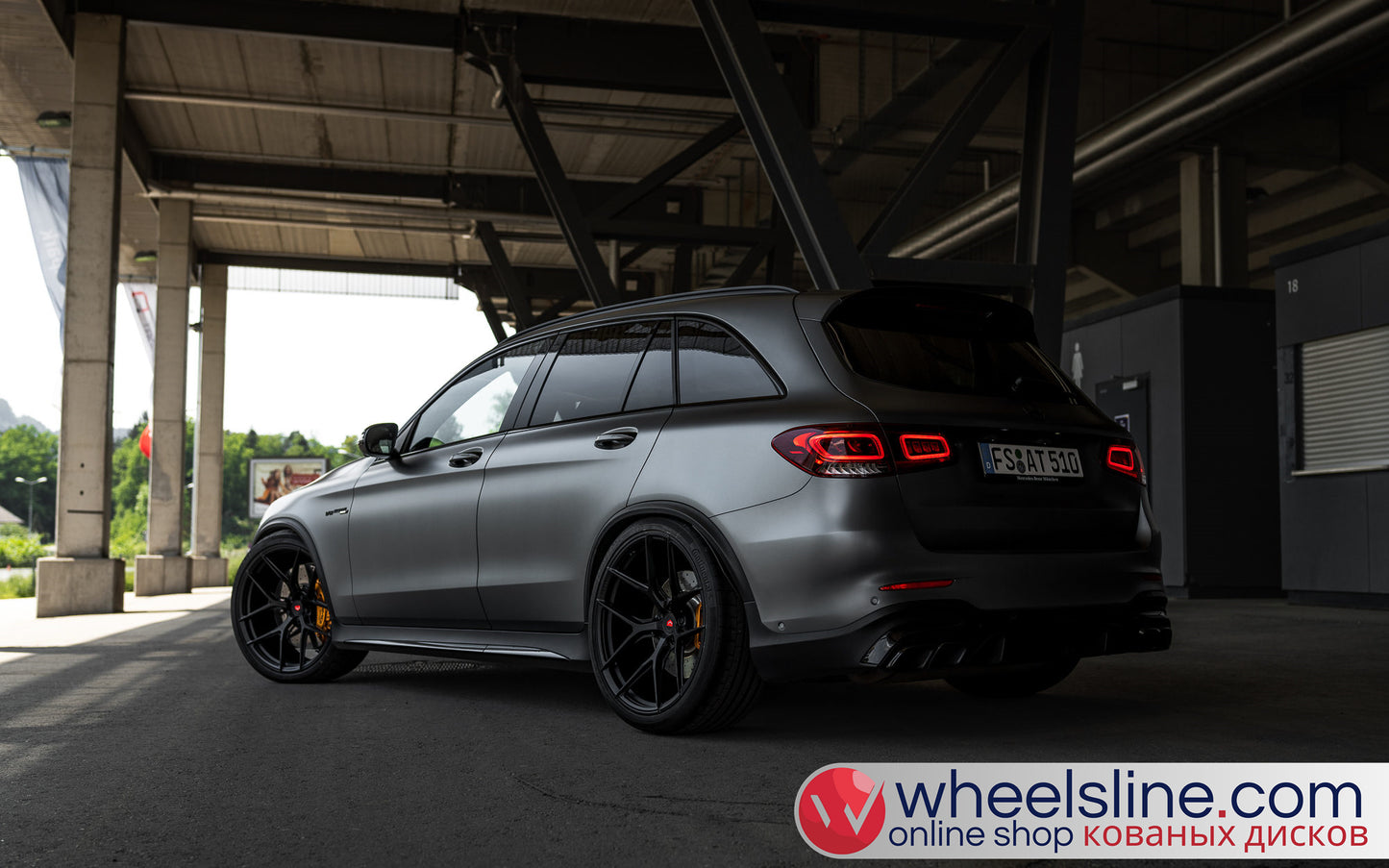 Gray Mercedes GLC 1-Piece VS S21-011 Matte  Black 240810