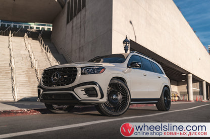 Gray Mercedes GLS 1-Piece VS S17-161 Gloss Black Cap-B 240802