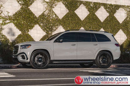 Gray Mercedes GLS 1-Piece VS S17-161 Gloss Black Cap-B 240802