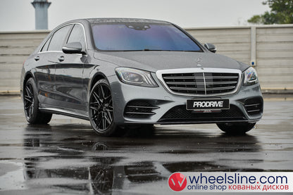 Gray Mercedes S 1-Piece VS HF-71 Gloss Black 240815